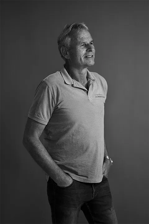 Portret magazijnman & chauffeur Van Boven