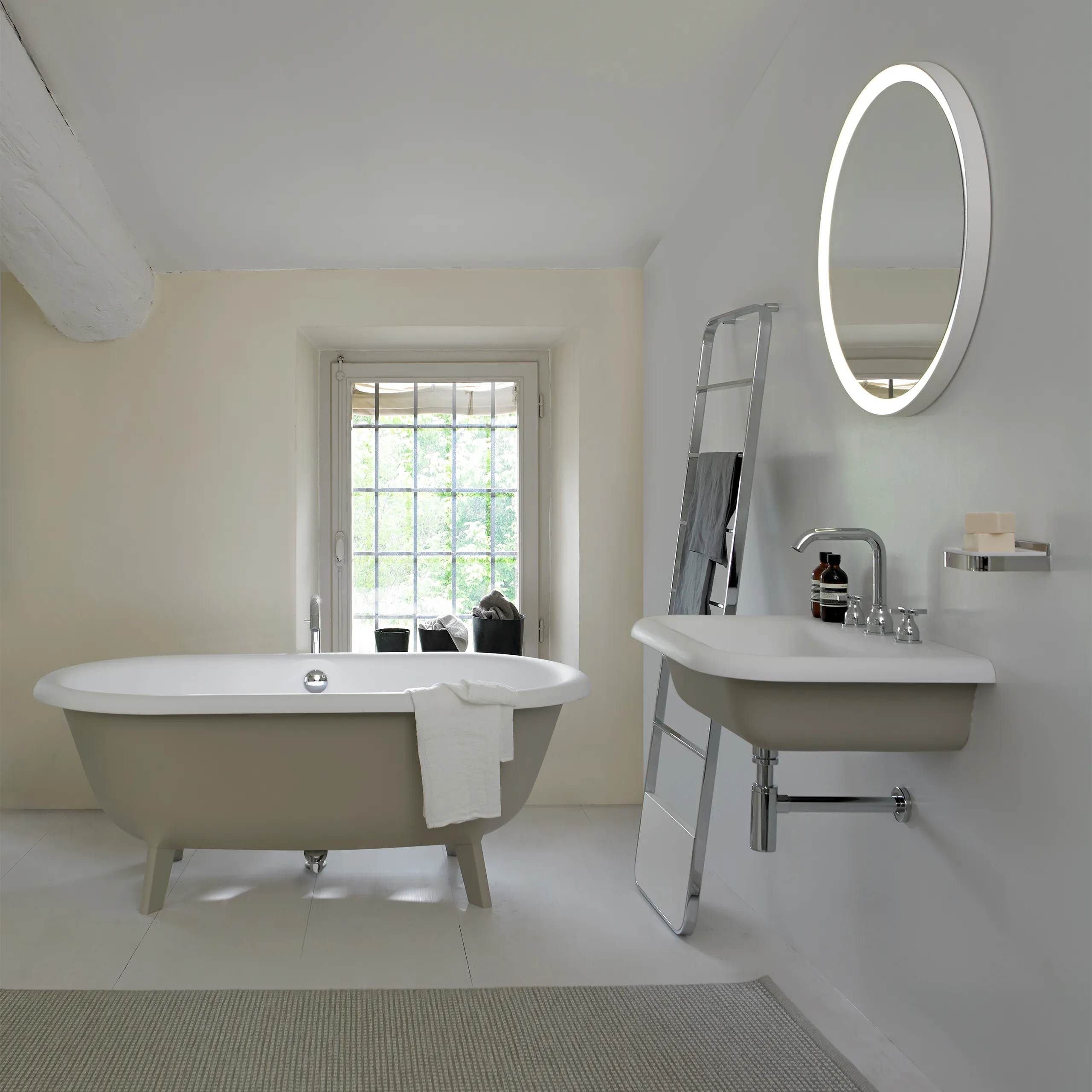 Agape Ottocento vrijstaand bad Benedini Associati Memory collectie klassiek Italiaans badkamerdesign