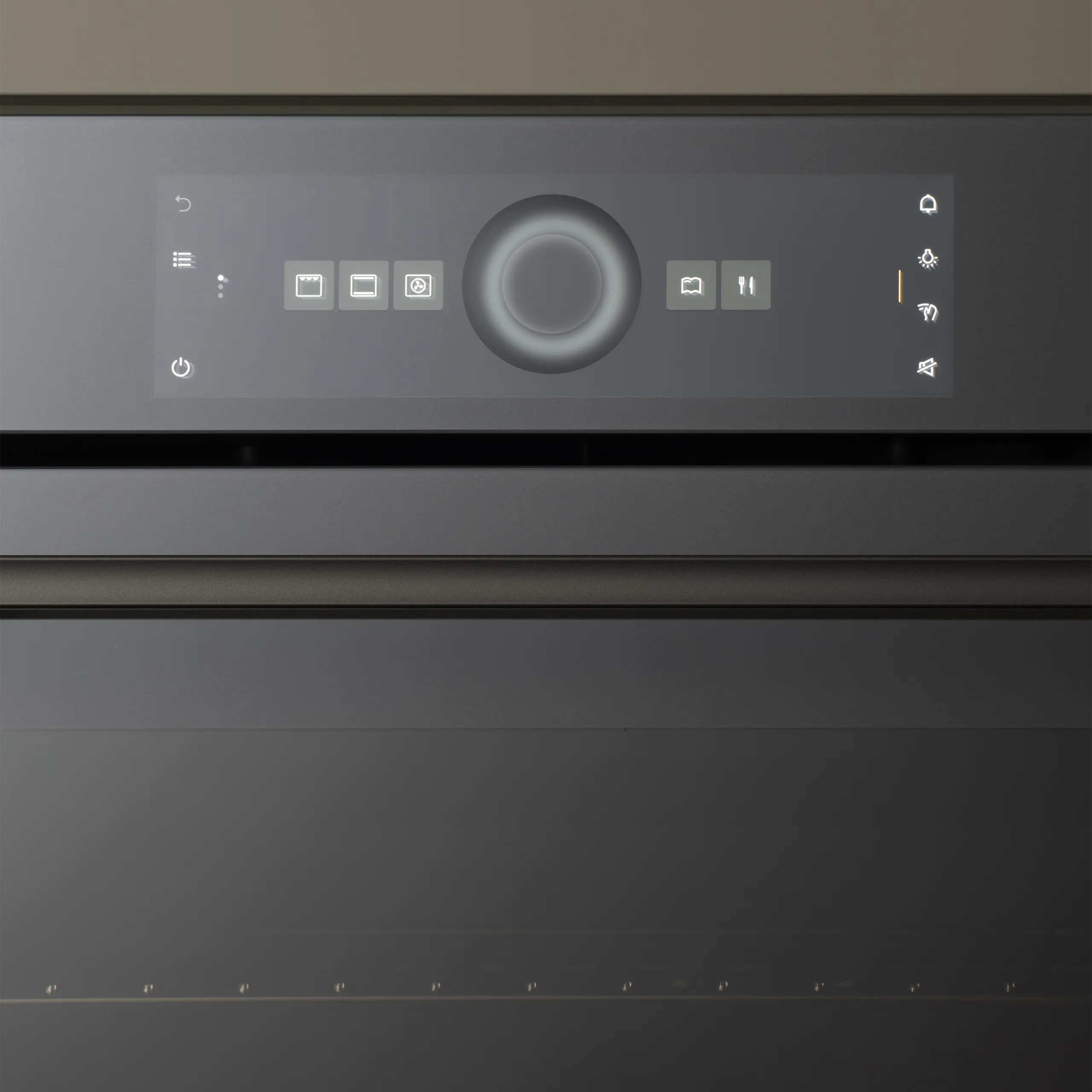 V-ZUG CombiSteamer V6000 touchscreen bediening menu-interface intuïtieve stoomoven besturing