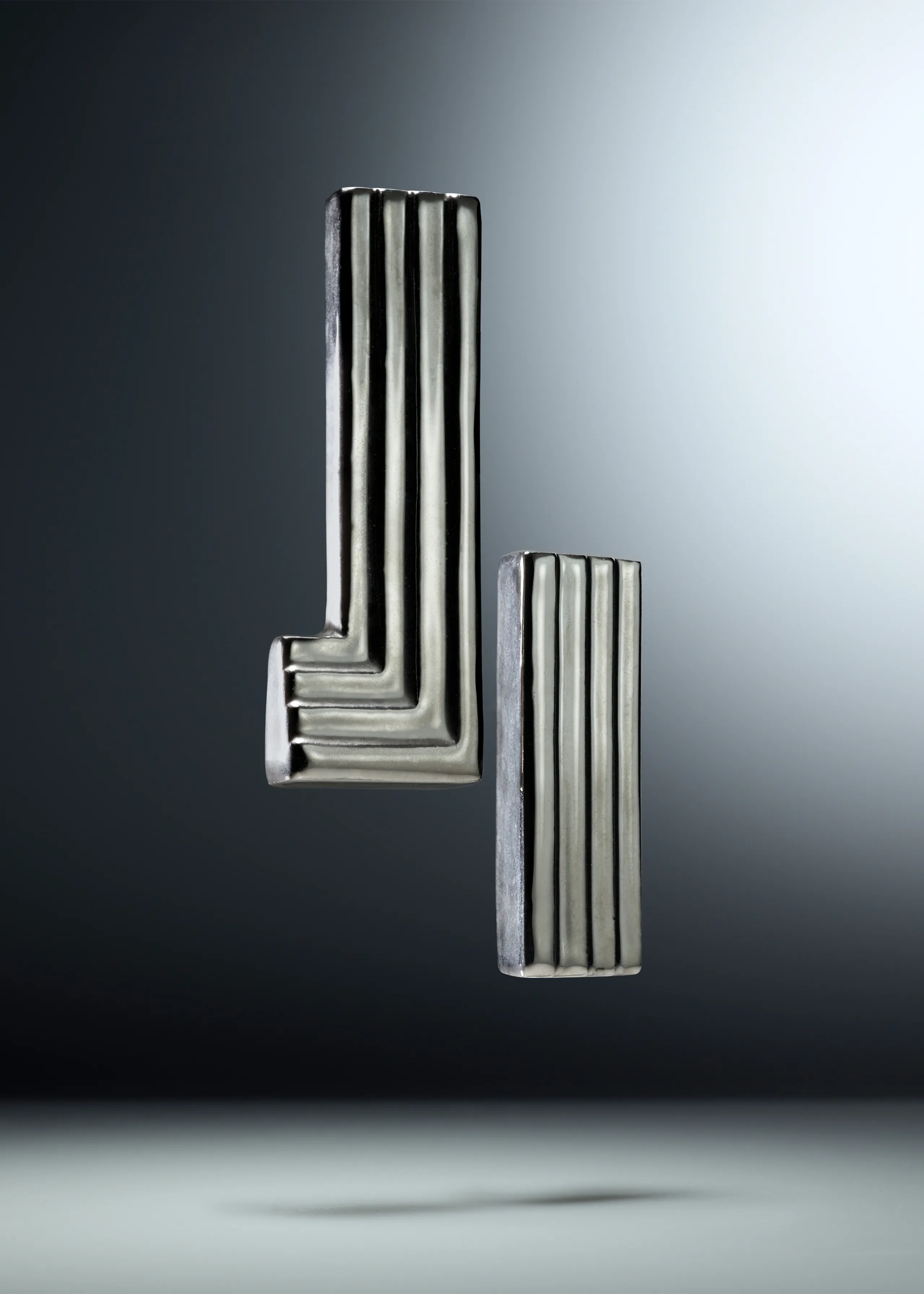 Botteganove Haiku mozaïektegels ontwerp Studio Pepe drie vormen Japanse poëzie eindeloze vrijheid handgemaakte keramiek Italië